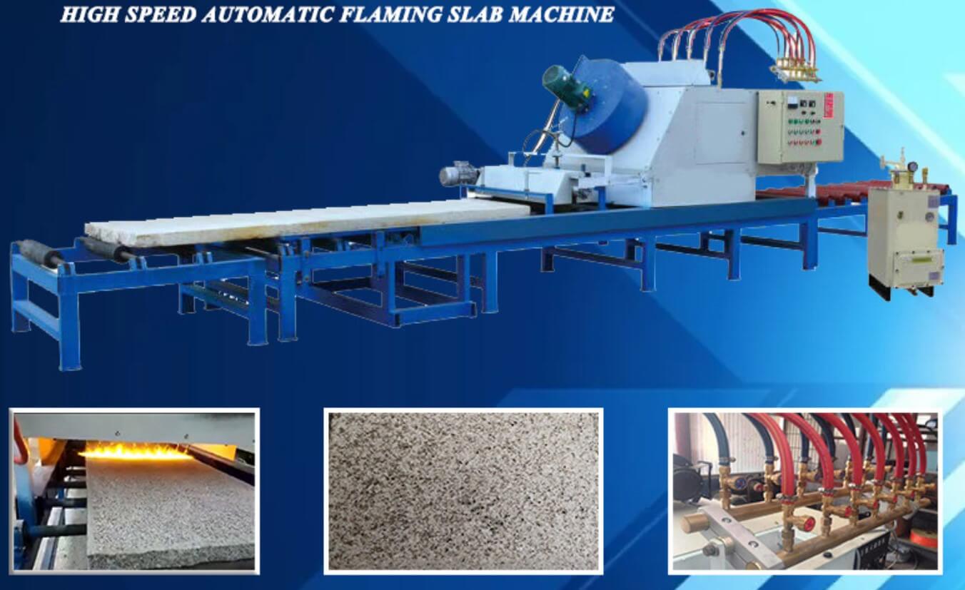 Stone Granite Fire Buring Machine